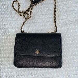Tory Burch Emerson Black Crossbody Bag